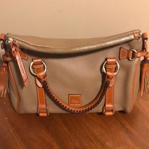 Dooney and Bourke Small Pebble Leather Satchel